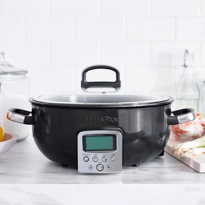 GreenPan Elite Omnicooker Black 5.6L - PFAS-vrij