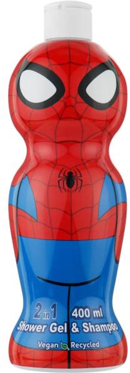 2-in-1 Gel en Shampoo Air-Val Spiderman (400 ml)
