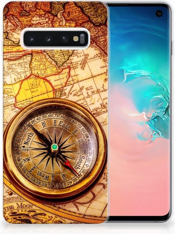 Samsung Galaxy S10 Siliconen Back Cover Kompas