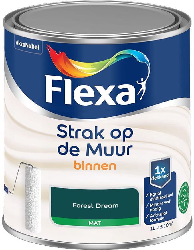 Flexa - Strak Op De Muur Binnen Mat - Forest Dream - Mengverf - 1 L