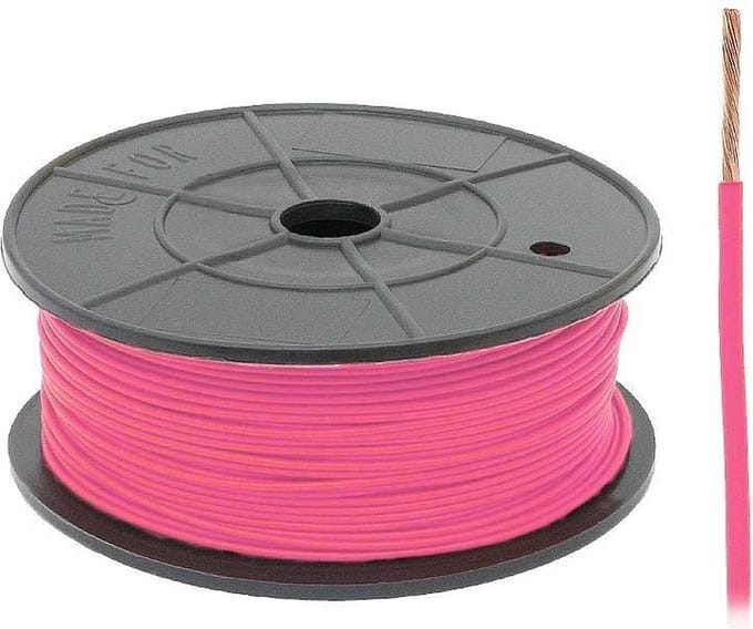 FLRY -B kabel - 1x 0,75mm - Licht Roze - Per meter