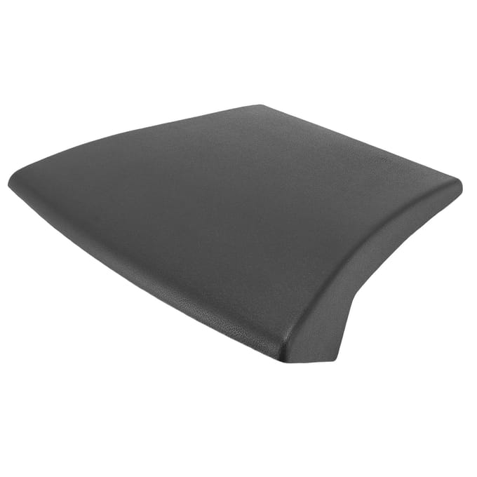 Badkussen met Zuignappen Polyurethaan PU Antislip Spa Badkussen Hoofdsteunkussen voor black