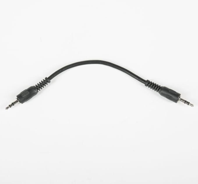 MUSIC STORE Mini-aansluitpatchkabel 0,15 m - Stereo patch kabel