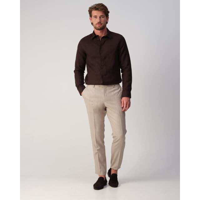 Pantalon van schapenwolmix model 'Ryan'