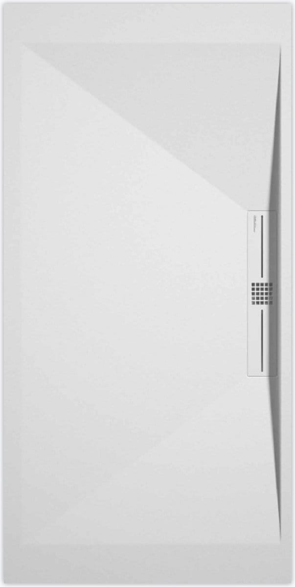 Sanifun douchebak Stone Side White Smooth 1100 x 800 P