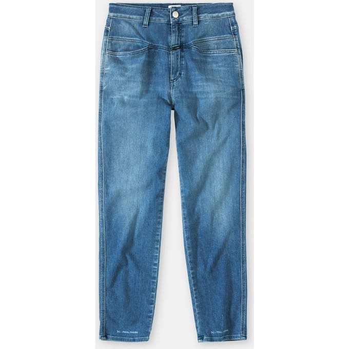 Closed Pedal Pusher Mid Blue Taglia: W26L32 | Pantaloni Outlet | Donna | Blu