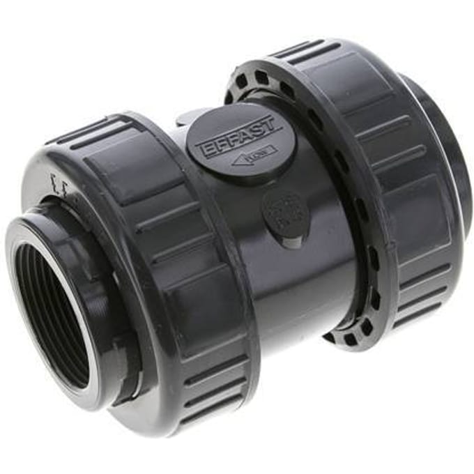 PVC Terugslagklep Rp 1 1/2'' 0.012-16bar (0.17-232psi)
