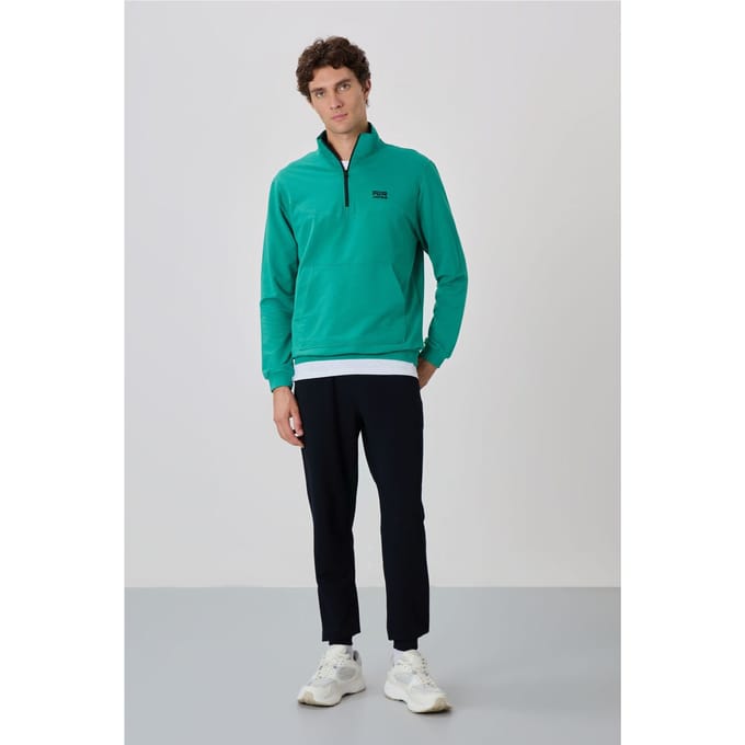 Heren Sweatshirt met Ritssluiting en Broek Set
