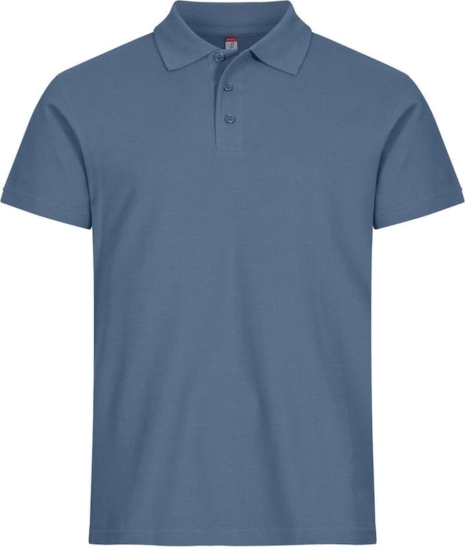 Clique Basic Polo 028230 - Staalblauw - L
