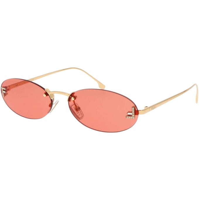 Fendi Zonnebril Goud/Roze