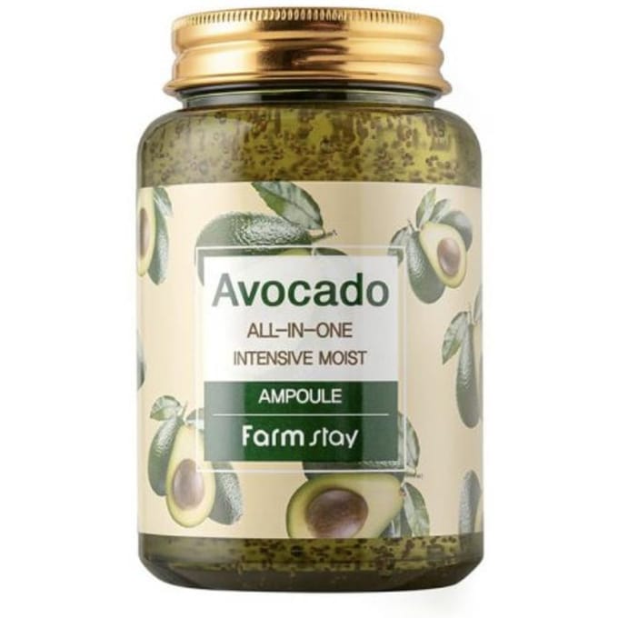 Farmstay Avocado Alles-In-Eén Intensief Hydraterende Ampoule Voedend 250ml beige