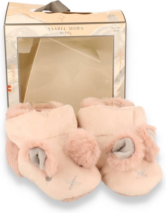 Ysabel Mora Meisjes Pantoffel Combi | Roze | Maat: 24/25