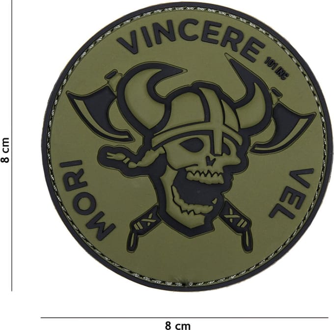 101 Inc Embleem 3D Pvc Mori Vincere Vel Groen  18088