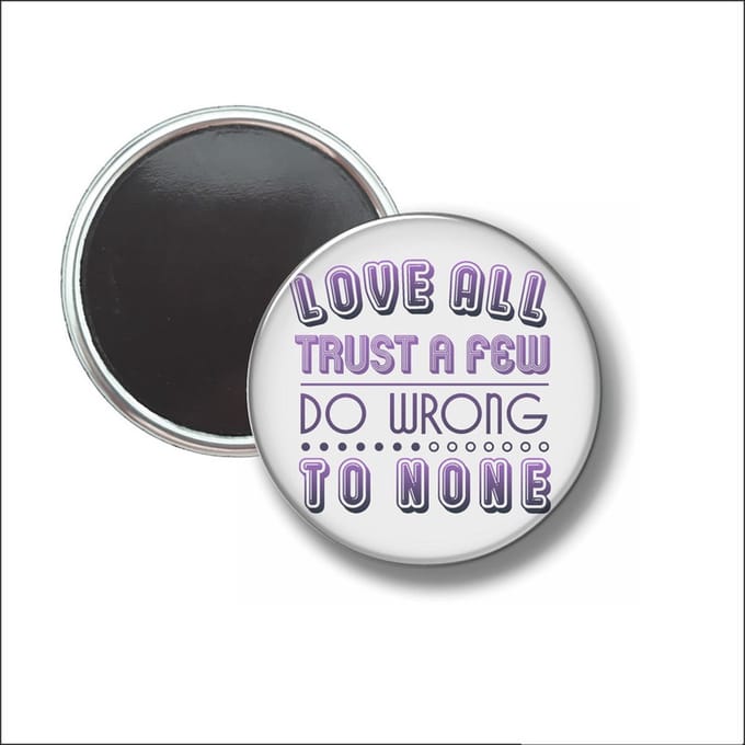 Button Met Magneet 58 MM - Love All - NIET VOOR KLEDING