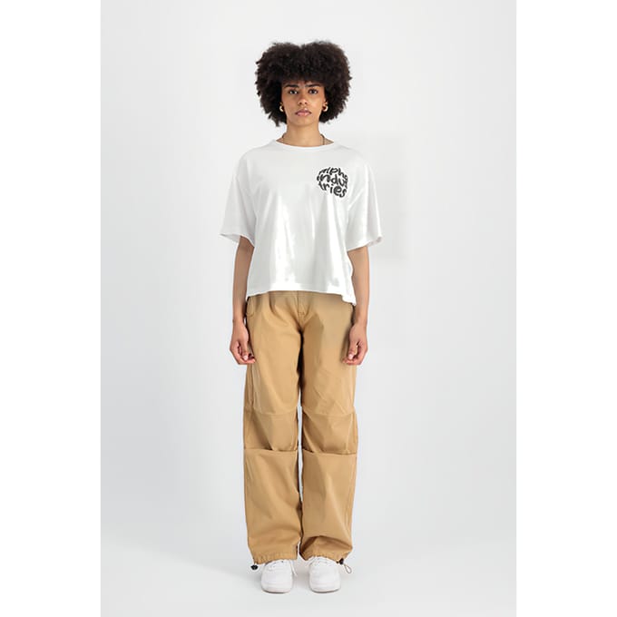 Alpha Industries Logo T White Maat: L | Tops Outlet | Dames | Wit