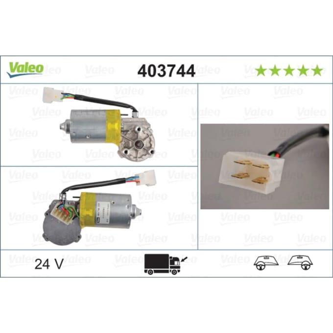 Voorruitreiniging - Ruitenwissermotor VALEO 403744