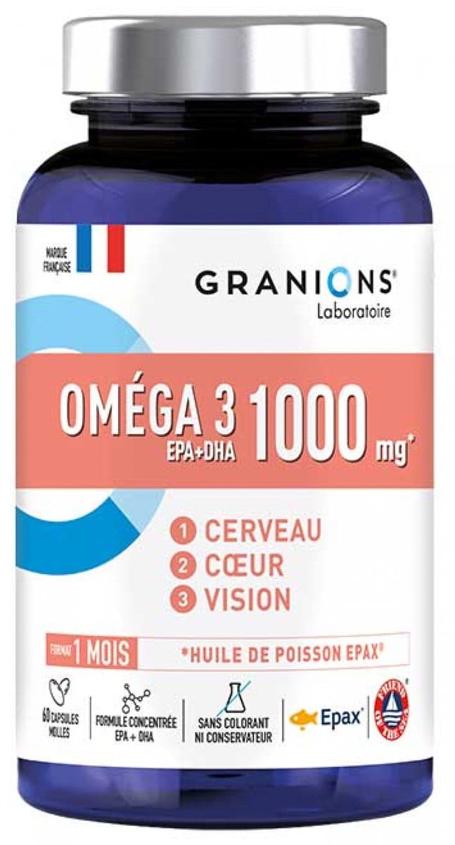 Granions Omega 3 1000 mg 60 Zachte Capsules