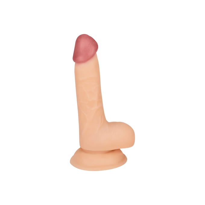 Lovetoy Easy Strap-on Set met dildo van 18 cm - lichte beige