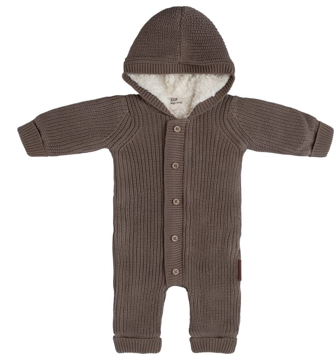 Baby's Only Overall teddy Soul - Mokka - 68 - 100% ecologisch katoen - GOTS