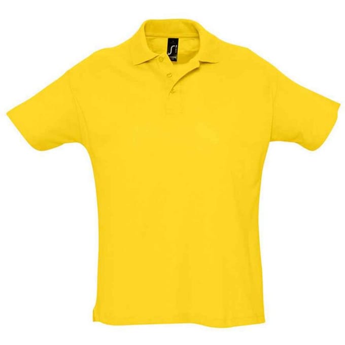 SOLS Heren Zomer II Poloshirt (Goud)