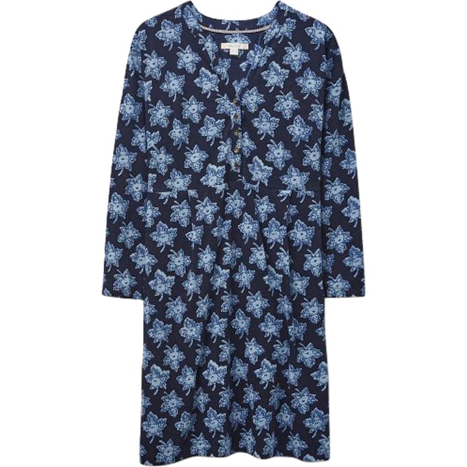 White Stuff Tammy Cotton Jersey Dre Navy Größe: 20 | Blusenkleider Outlet | Damen | Blau