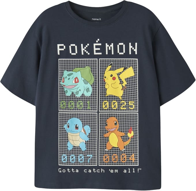 NAME IT - NKMJIS POKEMON SS NREG TOP BOX SKY - Jongens - T-shirts