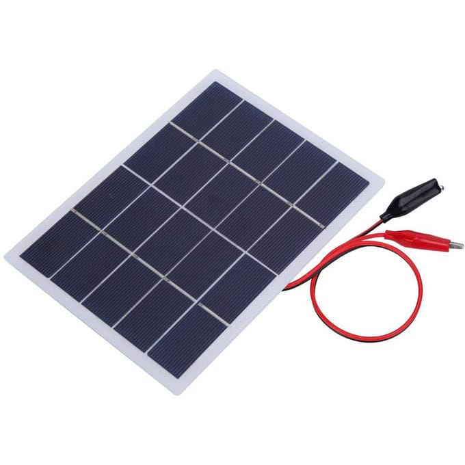 3W 5V Polycrystalline Silicon DIY Zonnepaneel Gelamineerde Plaat Batterijplaat blue