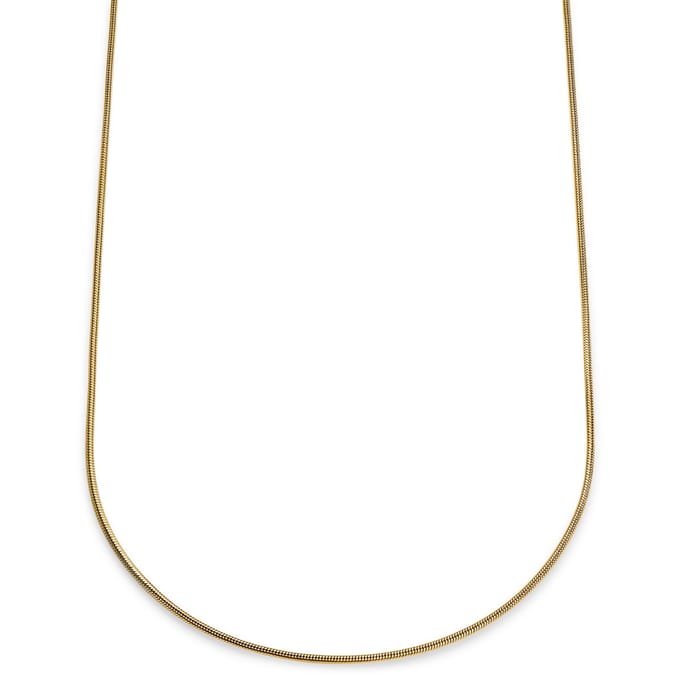 Essentials | 2 mm Goudkleurige Ketting met Slangenschakels