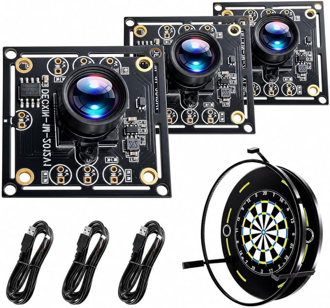Camera Module - Wide Angle Lens - Industriële Projecten - Plug and Play - 1280x720p - Zwart