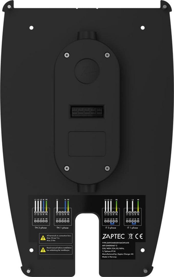 Zaptec Pro - Backplate