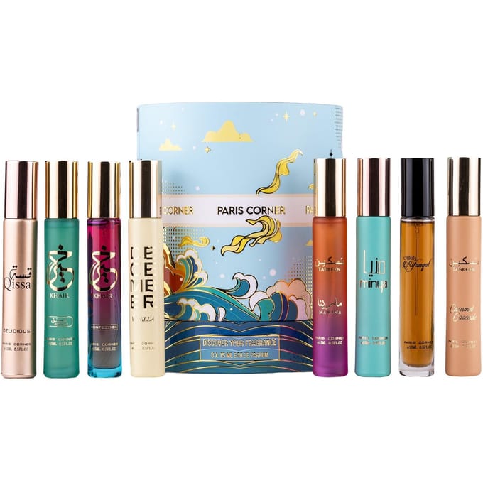 Paris Corner Discover Your Fragrance Set - Eau de Parfum - 8 x 15 ml