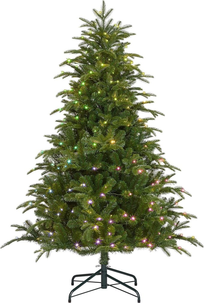 Black Box Trees Smart lighting Nestow Kunstkerstboom - H155 x Ø107 cm - Groen