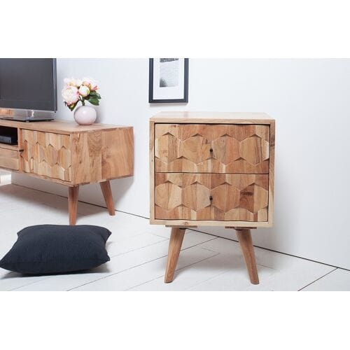 Houten nachtkastje acacia