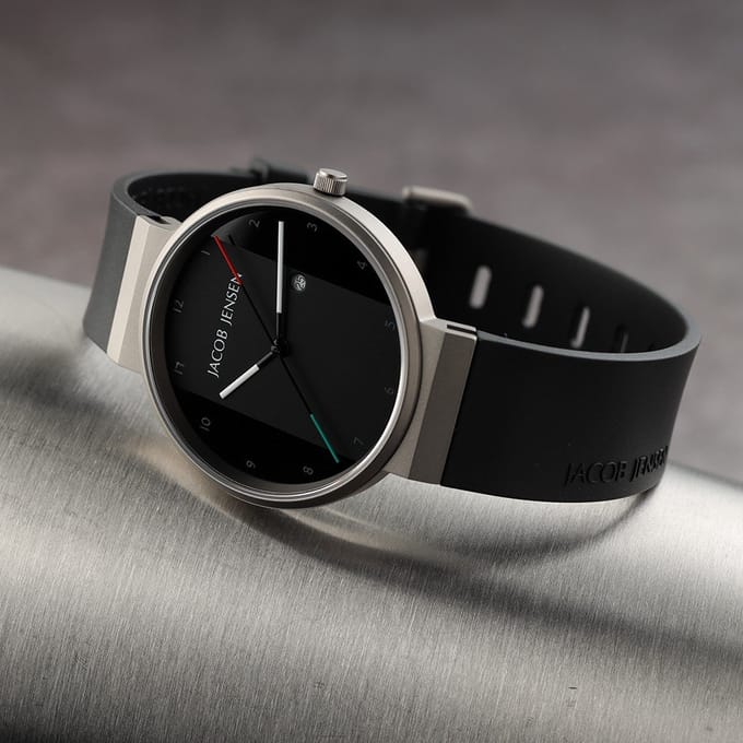 Jacob Jensen New Line JJ645 645 Titanium Horloge