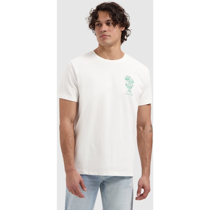 Pure Path T-shirt Embroidered Vase Off White (26010106 - 45)
