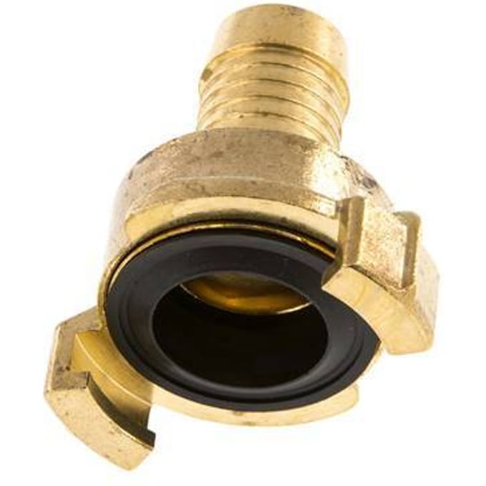 19 mm (3/4'') Slangpilaar Messing GEKA Tuinslangkoppeling Ontkoppeld Draaibaar