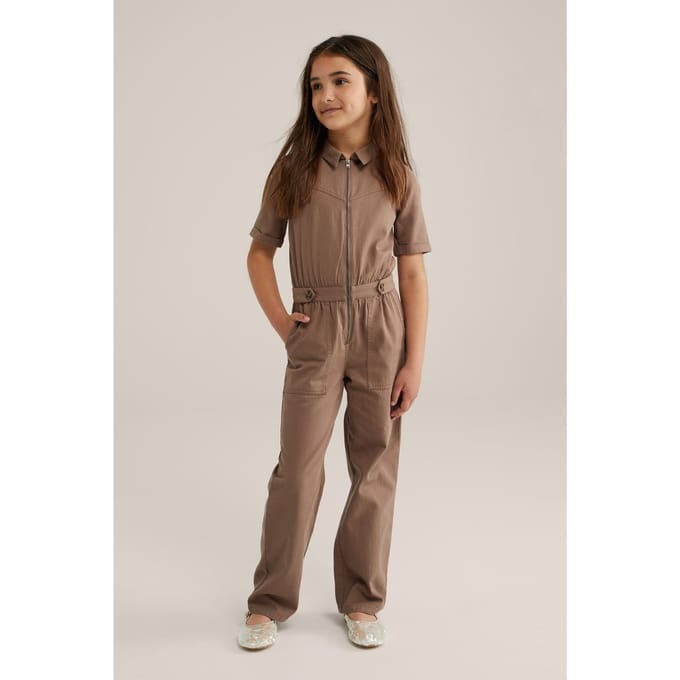 We Fashion Jumpsuit Light Brown Größe: 170 | Kleider Outlet | kids | Braun