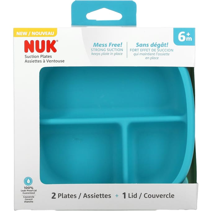 NUK, zuigkom, 6+ maanden, 2 stuks blue