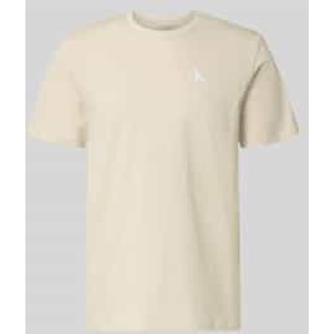 Calvin Klein Short Sleeve 30s Classic Back Print Tee Oatmeal Taglia: S | Magliette basic Outlet | Uomo