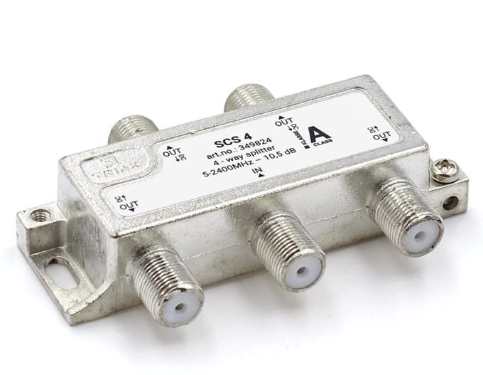 Triax SCS 4 - SAT-verdeler - 1x4 - 5-2400 MHz
