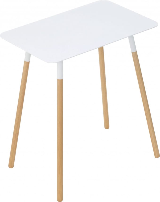 Yamazaki Bijzettafel Vierkant - Plain - Wit