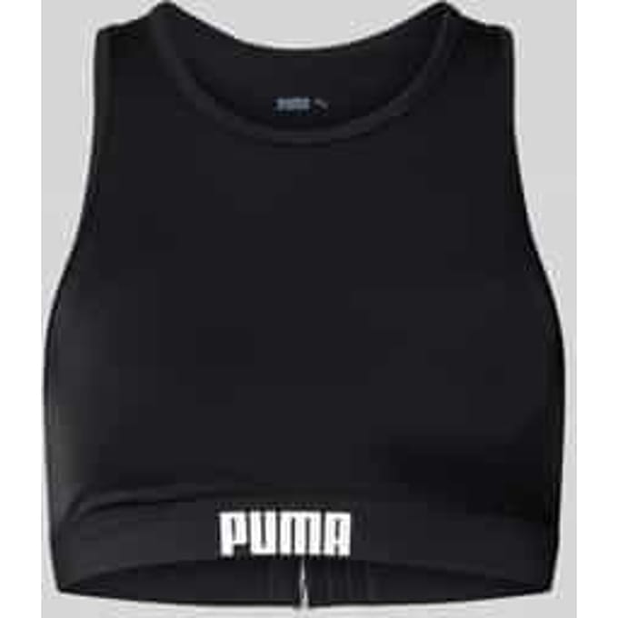 Puma - Dames Bikinitop met Hoge Hals - 1 Pack - Maat L