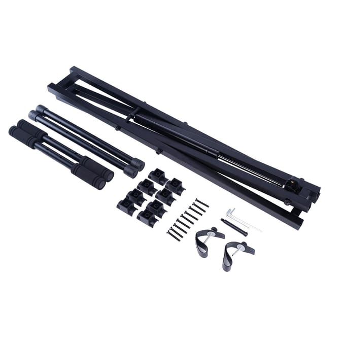 GUITTO support de clavier de Piano électrique hydraulique X-Frame ressort à gaz X support de clavier pour électronique noir