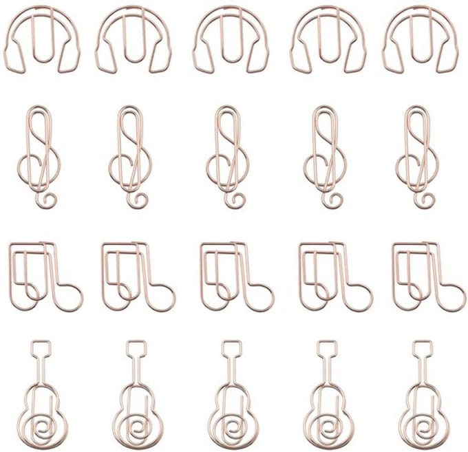 Vt products - Muziek Thema Papier Clips - Creatieve