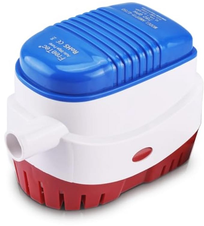 Automatische bilgenpomp 12V - 750 GPH waterpomp met vlotterschakelaar