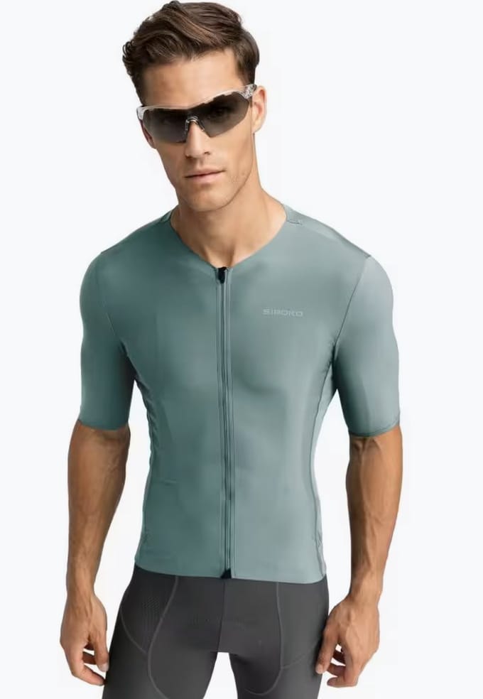 Siroko Srx Pro Dauphiné Korte Mouw Wielertrui Bruin S Man