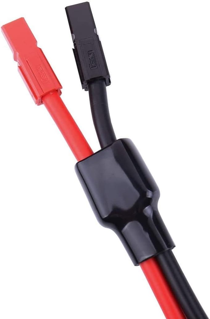 DC 5.5x2.1mm Adapterkabel 14 AWG voor Draagbare Generatoren 1 Meter