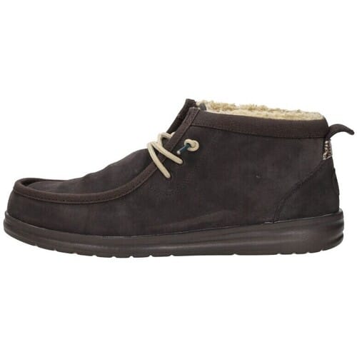 HEYDUDE - Wally Mid GripR Warmth Heren Instappers Mole Brown - Maat 41