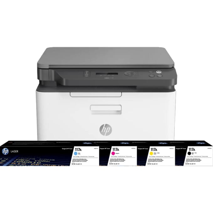 HP Color Laser MFP 178nw  + 1 extra set toners