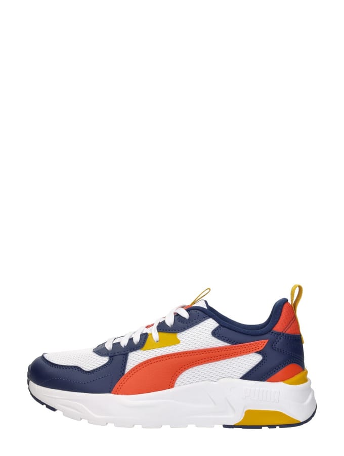 PUMA Trinity Lite Jr Unisex Sneakers - PUMA White-Fierce Red-Persian Blue